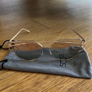 Sojos Sunglasses with Pink Mirrored Frames